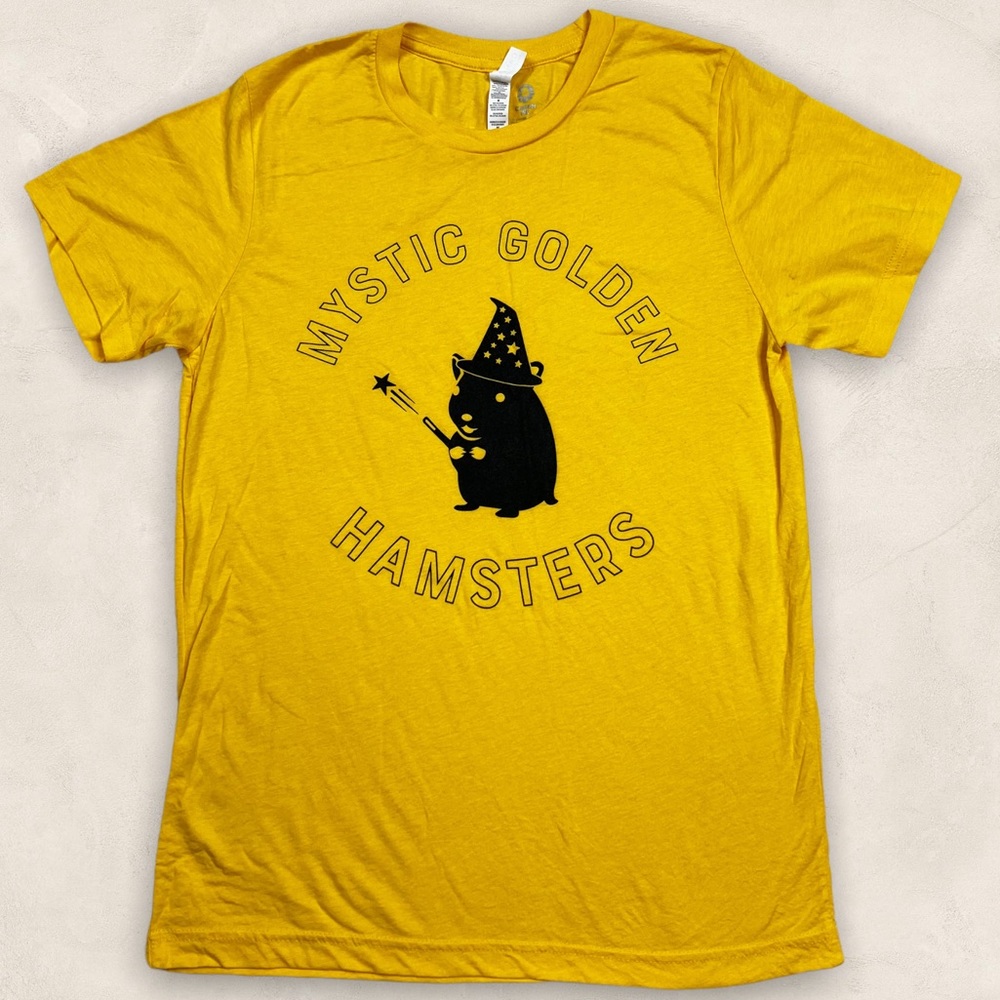Bella Canvas Mystic Golden Hamsters Short Sleeve Graphic Crewneck T-Shirt Sz M